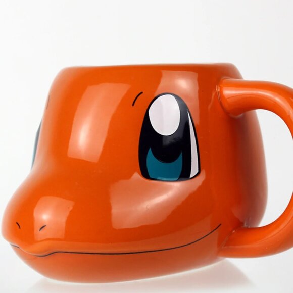 Pokemon Charmander Face - Ceramic 3D Sculpted Mug - Picture 2 of 3
